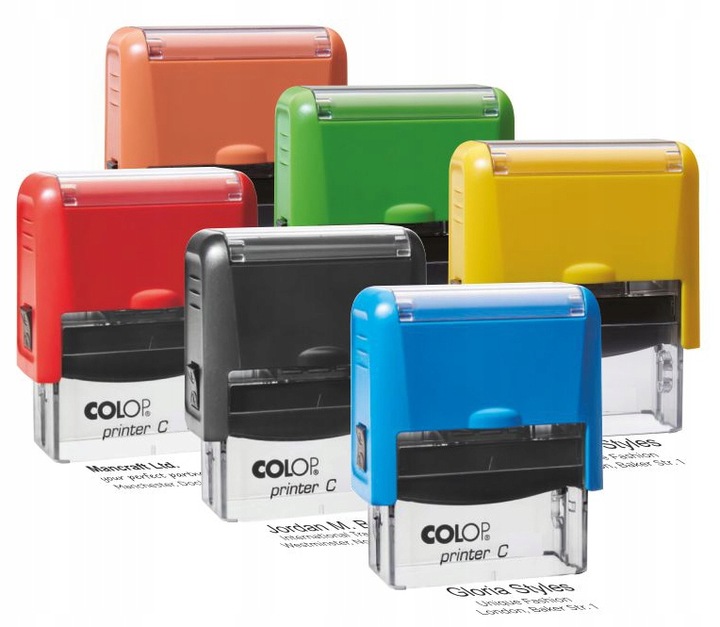 Pieczątka mała COLOP C20 IMIENNA LEKARSKA do 4 wersów + PROJEKT i GUMKA