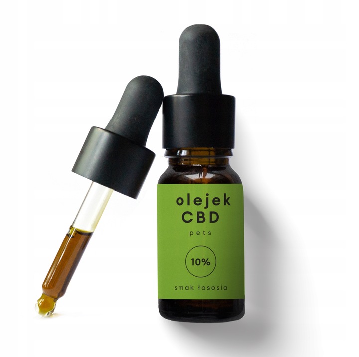 Olejek CBD 10% ciemny FULL SPECTRUM dla zwierząt 30 ml