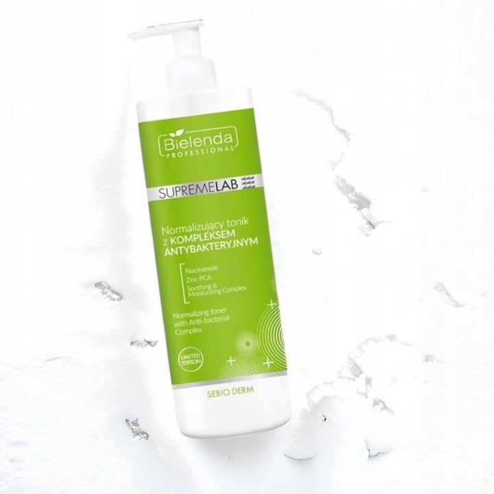BIELENDA Tonik Do Twarzy Supremelab Normalizujący Sebum Sebio Derm 500ml