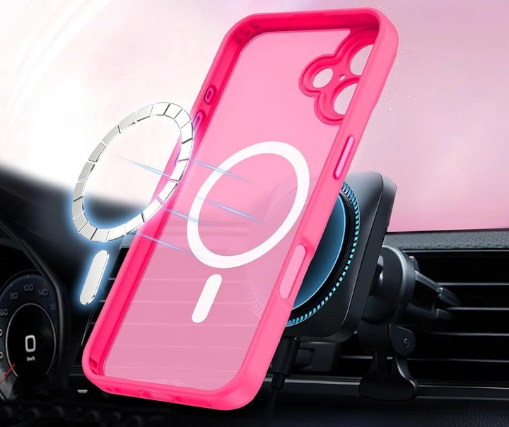 Etui do iPhone 16 WZMACNIANE 360° MATOWE MATT Case + 2szt SZKŁO