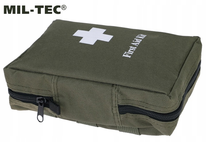 Apteczka pierwszej pomocy z wyposażeniem first aid Mil-tec duża olive