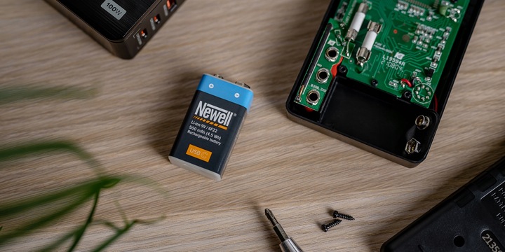 Akumulator Bateria Newell 9 V R9 USB-C 500 mAh