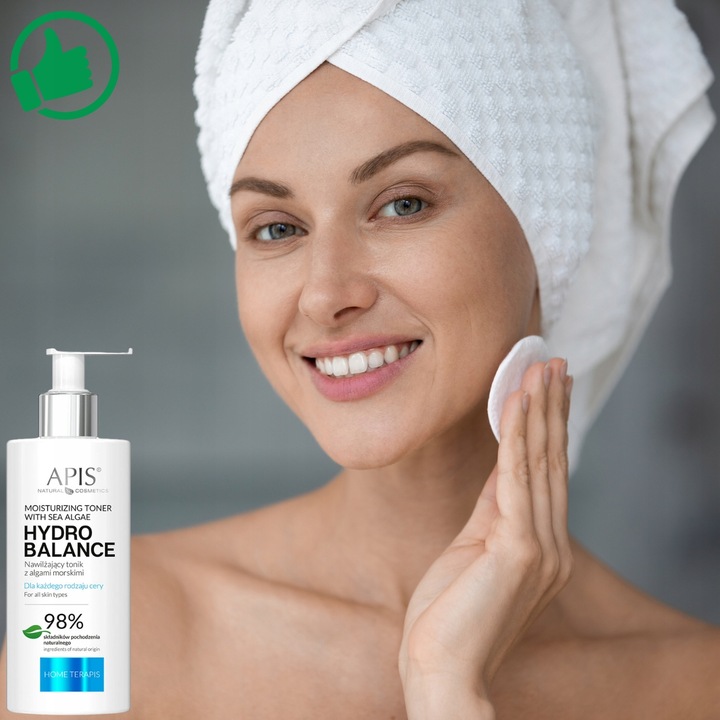 APIS Home terApis Nawilżający tonik z algami morskimi 300ml 50015H