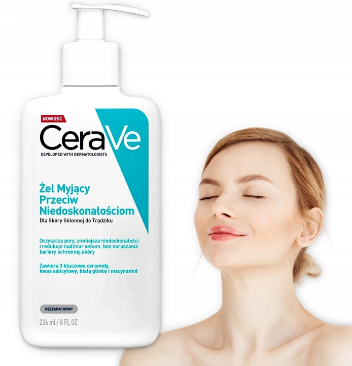 CeraVe Żel Myjący Przeciw Niedoskonałościom 236 ml