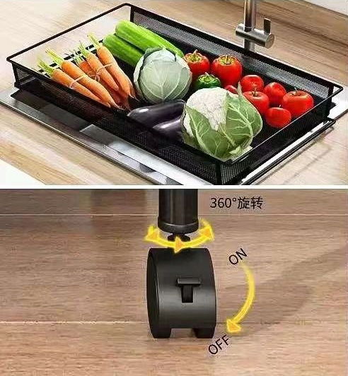 MOBILNY REGAŁ KUCHENNY ŁAZIENKOWY STOLIK NA KÓŁKACH METALOWY WÓZEK 4