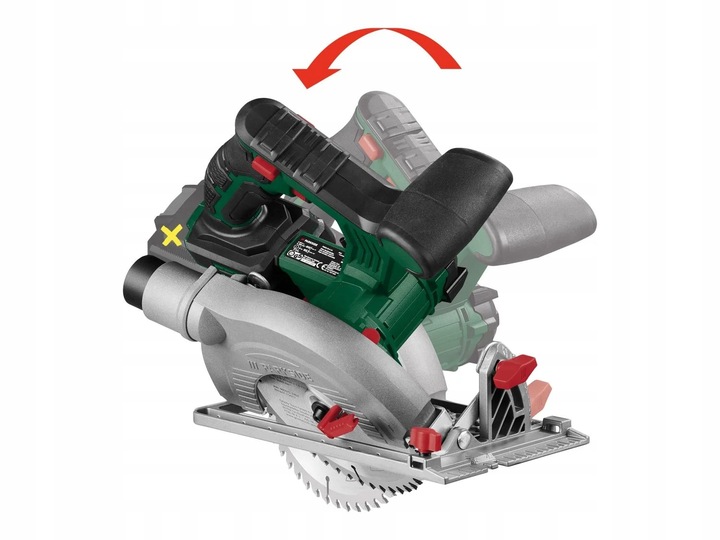 Akumulatorowa Piła Ręczna Tarczowa 20V PARKSIDE PHKSA 20 Li C4