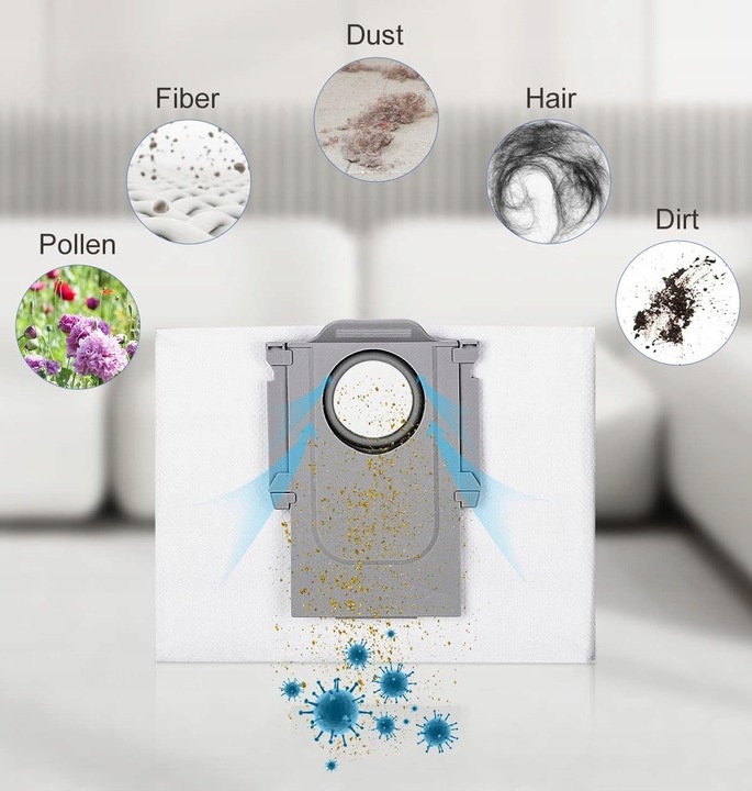 12x WORKI DO XIAOMI ROBOROCK S7 MAXV ULTRA S8 PRO ULTRA Q5 Q7 Q8 MAX Q REVO