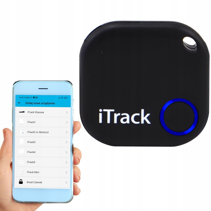 iTrack1 Lokalizator Bluetooth 5.0 Brelok Kluczy Portfela Alarm na PREZENT