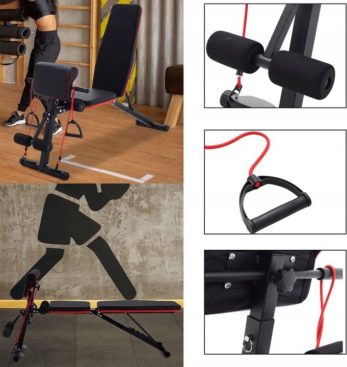 Ławeczka Ławka Treningowa Do Wyciskania Ćwiczeń Regulowana Modlitewnik