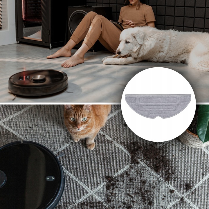 4x MOP ŚCIERECZKI DO ROBOROCK S7 MAXV / S8 / S8 + / S8 PRO ULTRA