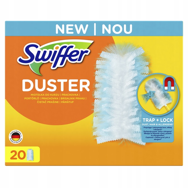 Swiffer Duster Miotełka do kurzu zapas wkłady 25 szt DE MEGA PACK