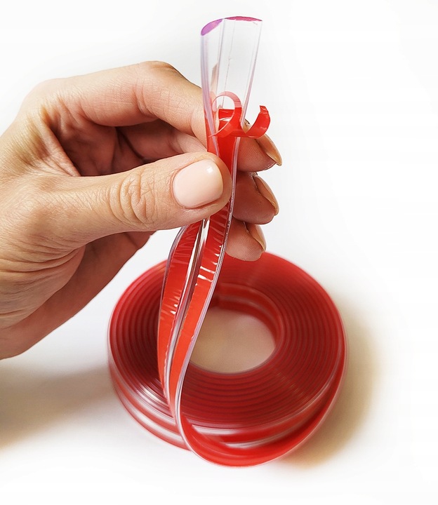 BEZBARWNA LISTWA ZABEZPIECZAJĄCA KANTY MEBLI RANTY Narożniki Krawędzie