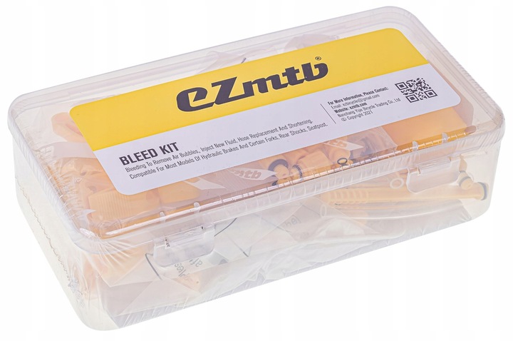 Zestaw BOX do odpowietrzania hamulców rowerowych 2x OLEJ mineralny EZmtb