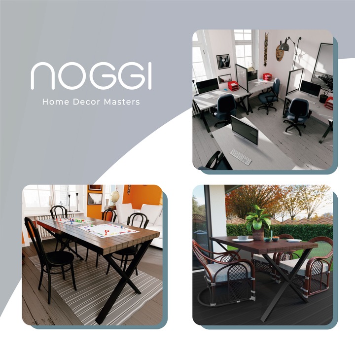 Nogi do stołu lawy biurka stolika metalowe loftowe industrial X 2szt