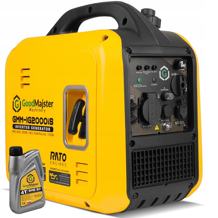 AGREGAT PRĄDOTWÓRCZY INWERTOROWY Cichy Miedź AVR GMM-IG2000iS 2000W