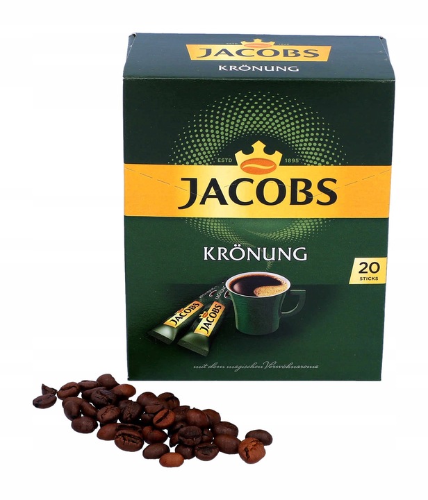 Jacobs Kronung kawa w saszetkach rozpuszczalna 3x20 saszetek 36g z Niemiec