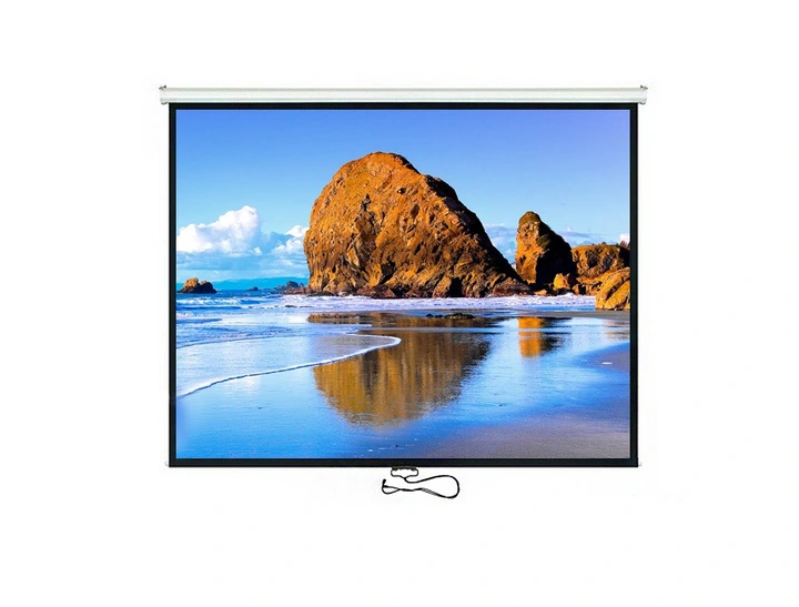 EKRAN PROJEKCYJNY RZUTNIKA 100" 200x150 cm PÓŁAUTOMAT 4:3 MACLEAN