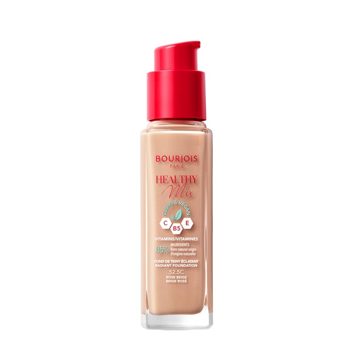 BOURJOIS Healthy Mix Clean Wegański Podkład do twarzy 30ml 52,5C Rose Beige