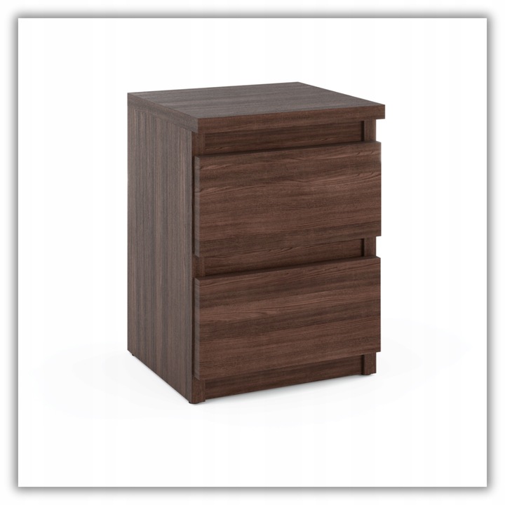 SZAFKA NOCNA Stolik 2 szuflady komoda Dąb Wenge nakastlik 30 CM do