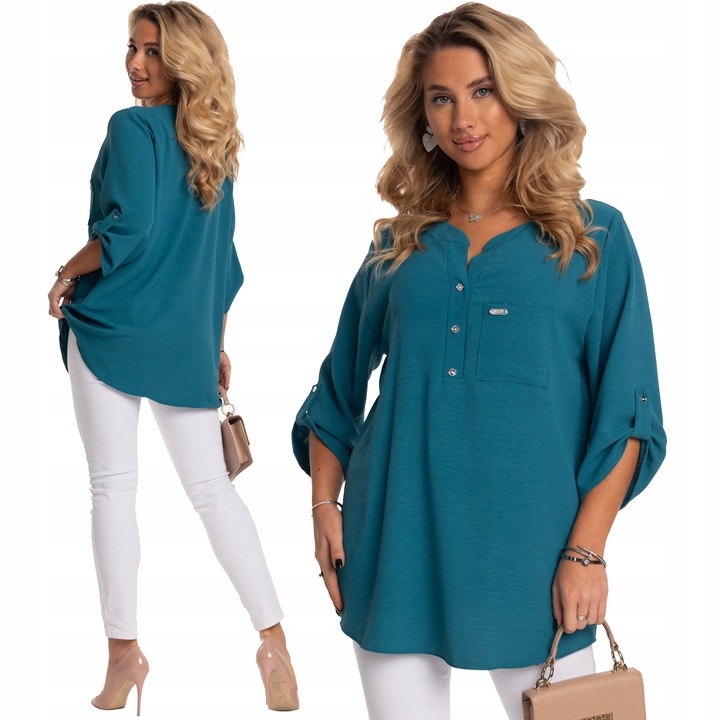 Piękna Klasyczna Rewelacyjna Kobieca BLUZKA Dużo Rozmiarów