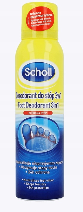 Scholl Dezodorant do stóp 3w1, 150 ml
