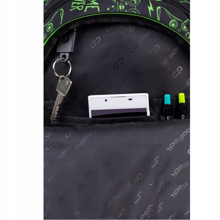 PLECAK SZKOLNY TORNISTER GRA DLA CHŁOPCA GAME NIGHT CZARNY PADY