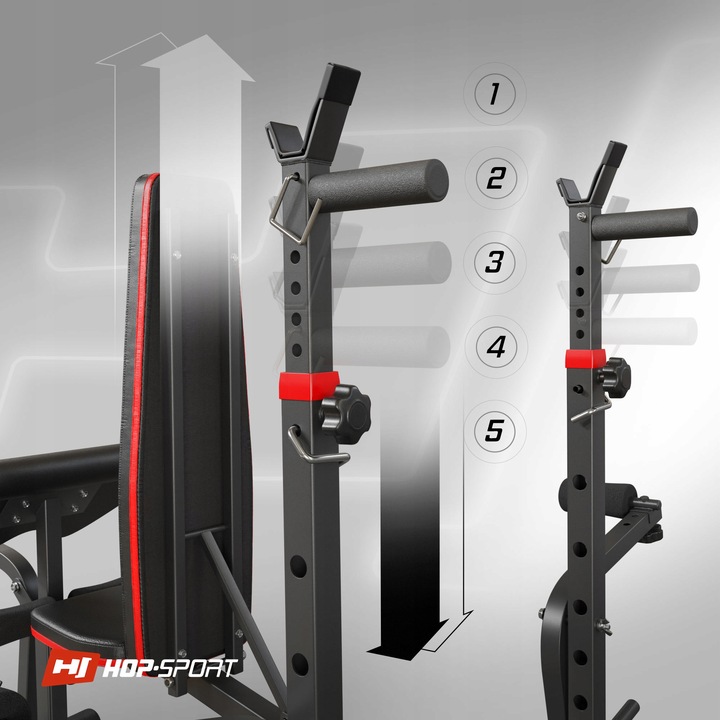 Ławka treningowa regulowana składana modlitewnik mocne stojaki wytrzymała