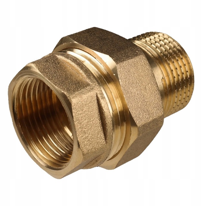 ŚRUBUNEK MOSIĘŻNY PROSTY 1" DN 25 z oringiem uszczelką