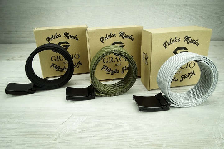 zestaw MESKI PASKÓW PARCIANYCH Gracio 3KOLORY