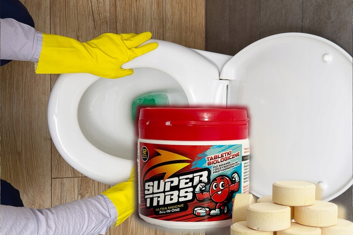 MOCNE Tabletki do szamba oczyszczalni na Rok Bakterie usuwają odór 26