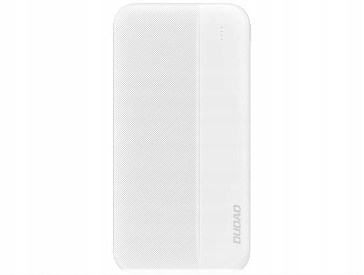 POWERBANK 10000 mAh POWER BANK 2x USB-A 5V/2A BIAŁY PORTY USB C MICRO USB