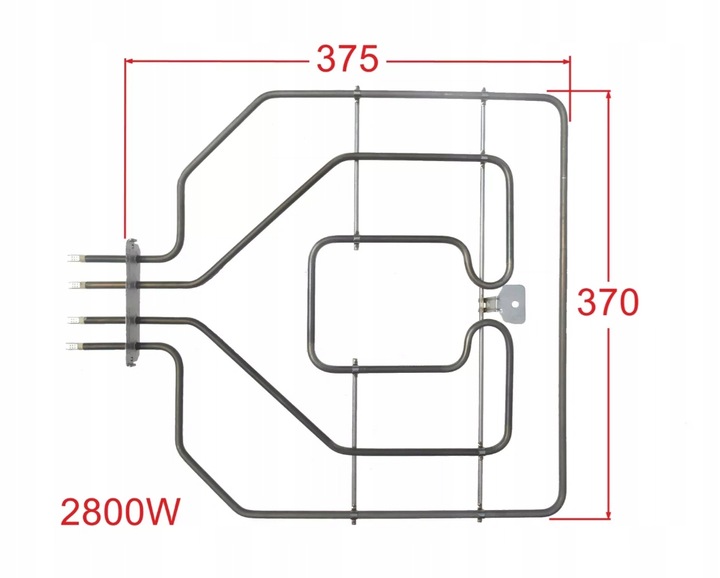Grzałka górna piekarnika Bosch / Siemens podwójna