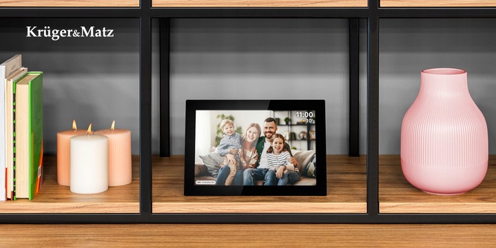 Cyfrowa ramka Kruger&Matz na zdjęcia FRAMEO Wi-Fi 10,1" wysoka jakość panel