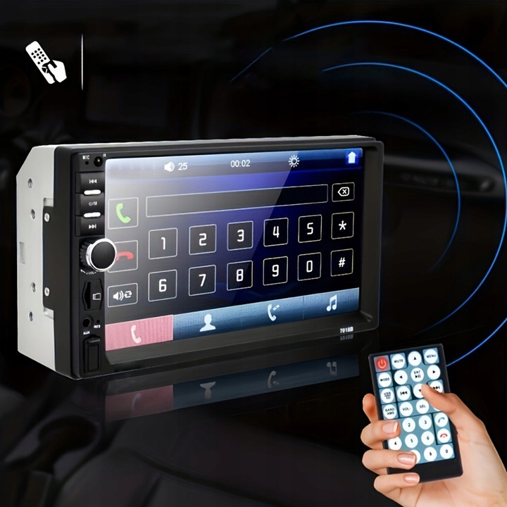 RADIO SAMOCHODOWE BLUETOOTH 2 DIN 7 CALI DOTYKOWY EKRAN USB AUX SD +