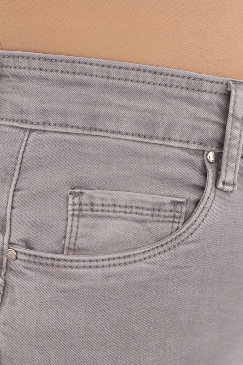 SPODNIE JEANSOWE BAWEŁNIANE DAMSKIE WYSOKI STAN PUSH UP DUŻE ROZMIARY