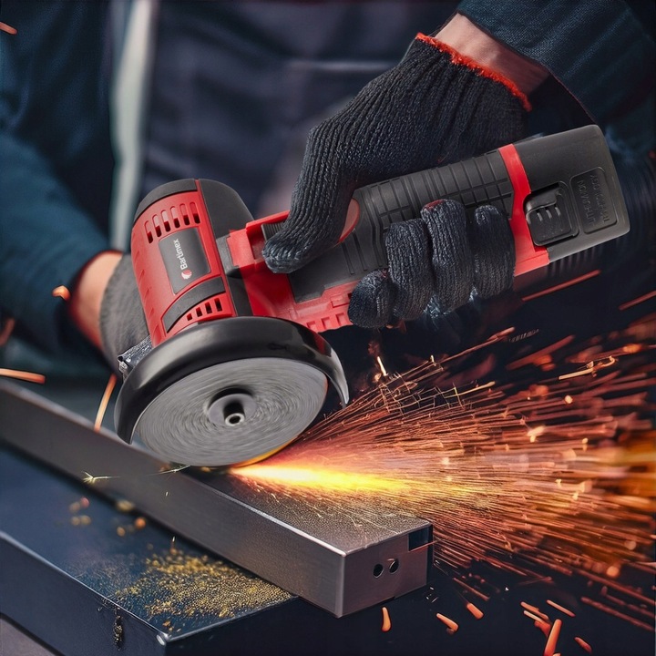 Szlifierka Kątowa Akumulatorowa MINI 2x 2,0Ah Zestaw Gumówka Kątówka