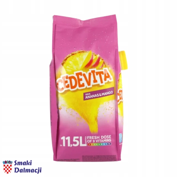 Napój rozpuszczalny o smaku ananasa i mango 900g Cedevita