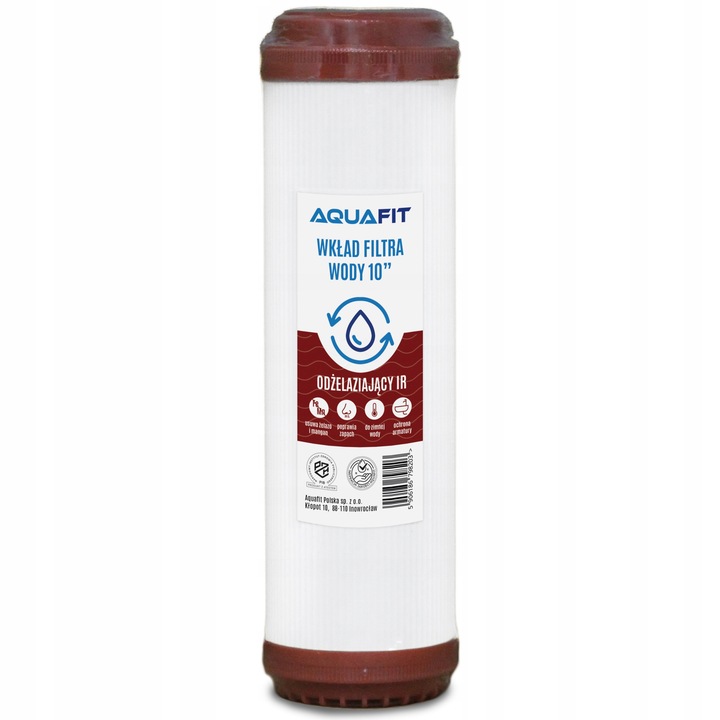 Komplet Wkładów do Filtrów Wody 10" na Cały Dom 3 stopnie filtracji AQUAFIT
