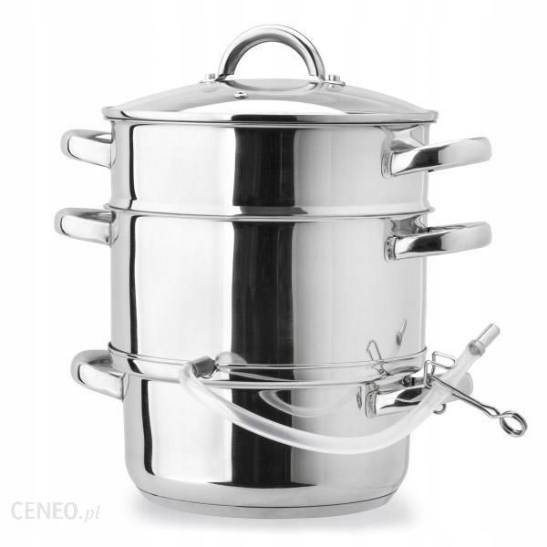 SOKOWNIK 8L GARNEK NA INDUKCJE / GAZ PAROWY ZE STALI NIERDZEWNEJ DO