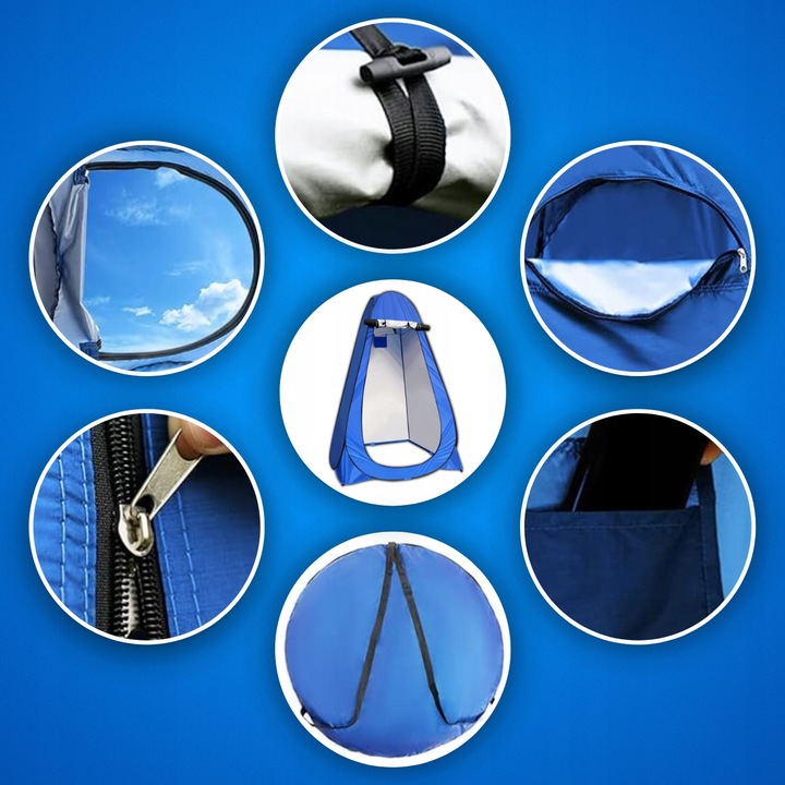 Namiot na Prysznic Przebieralnia Toaleta WC Przenośna Plażowy Kempingowy