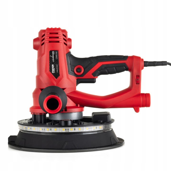 SZLIFIERKA DO GIPSU GŁADZI TYNKÓW TYNKU LED PRO Z ODSYSANIEM PYŁU