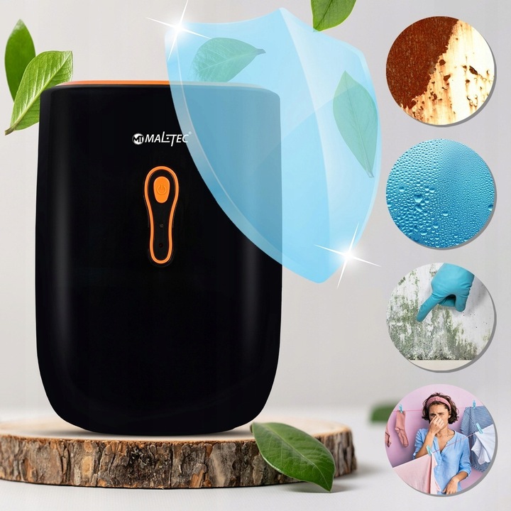 OSUSZACZ POWIETRZA POCHŁANIACZ WILGOCI CICHY WYDAJNY MALTEC 0,8L