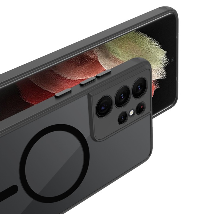 Etui do Samsung Galaxy S21 Ultra, matt case, magnetyczne do Magsafe