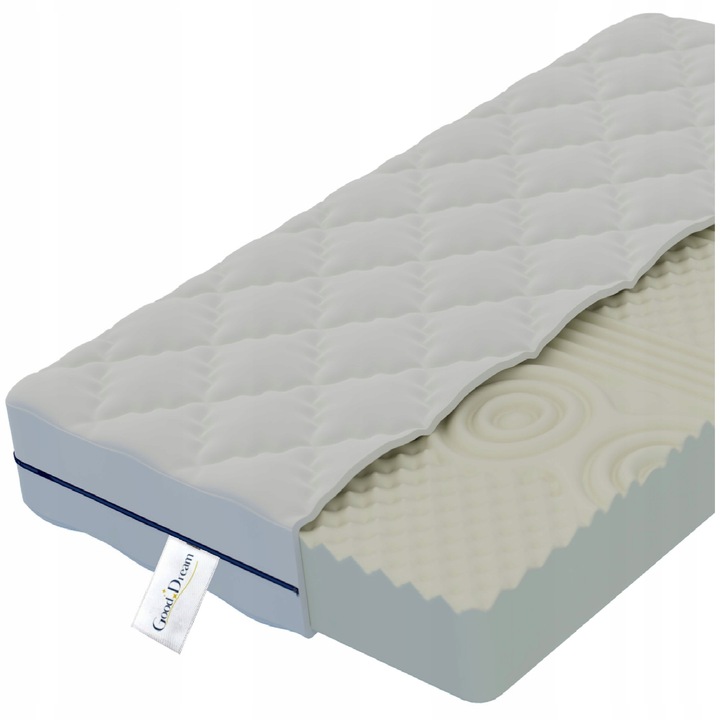 Materac strefowy 120x200 profilowany 7 stref komfortu masujący z