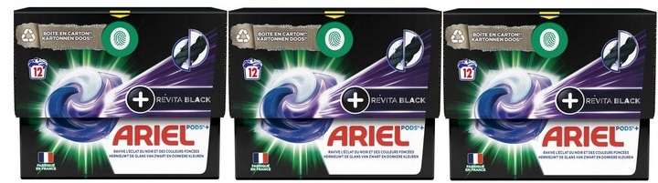 ARIEL ALL in1 kapsułki do prania czarnego BLACK 36szt
