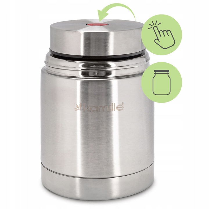 TERMOS OBIADOWY na ZUPĘ OBIAD pojemnik MENAŻKA lunch box KAMILLE 0,5 l