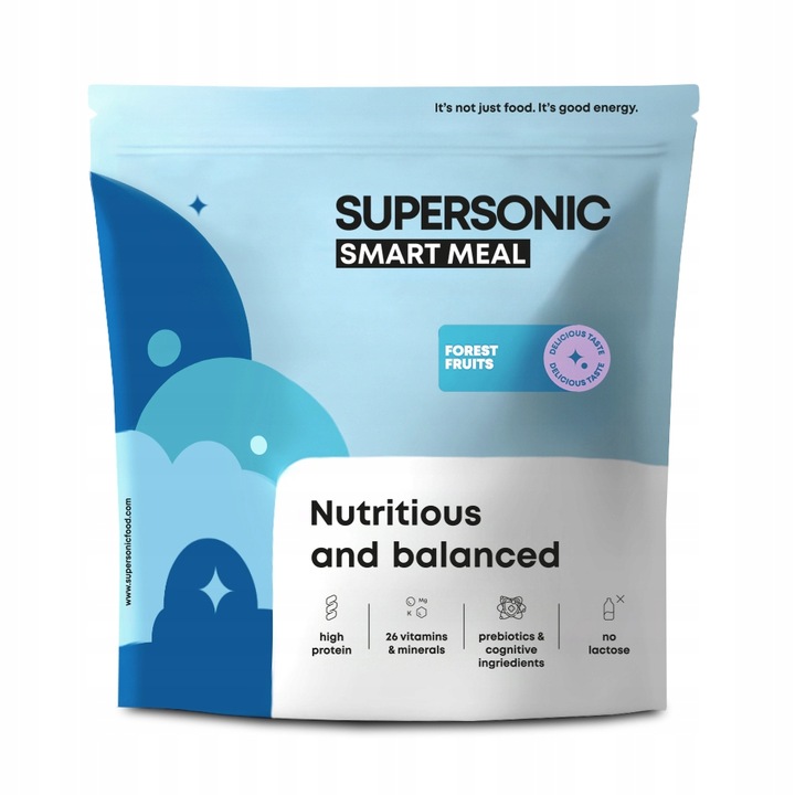 Posiłek SUPERSONIC Smart Meal WPC Zamiennik Posiłku w Proszku + KREM GRATIS