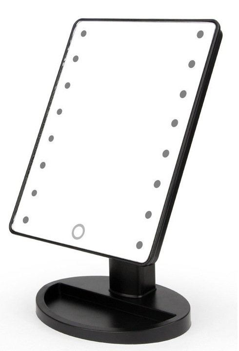 PODŚWIETLANE LUSTERKO KOSMETYCZNE DO MAKIJAŻU LED