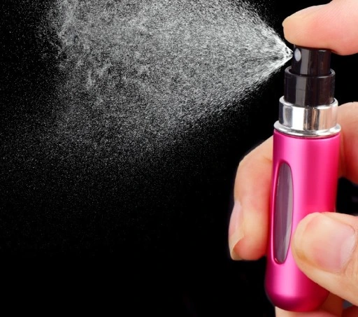 ATOMIZERY PODRÓŻNE Z ROZPYLACZEM DO PERFUM DOZOWNIKI 8SZTUK