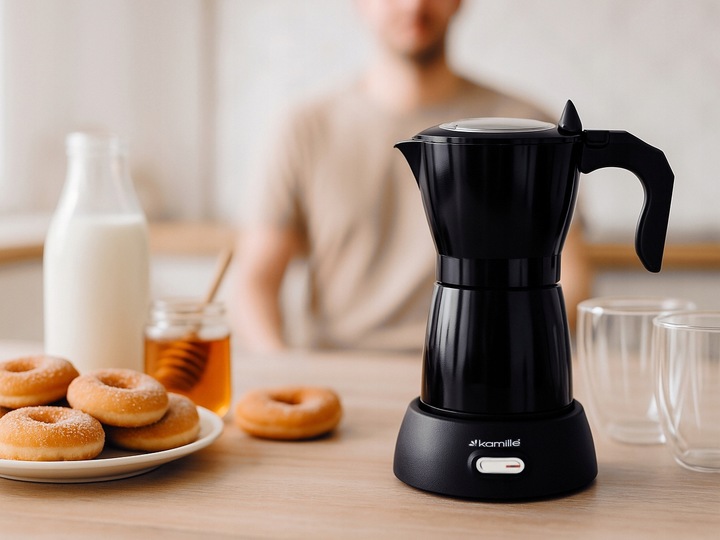 KAWIARKA ELEKTRYCZNA ZAPARZACZ KAWY 300 ml/6 filiżanek ESPRESSO